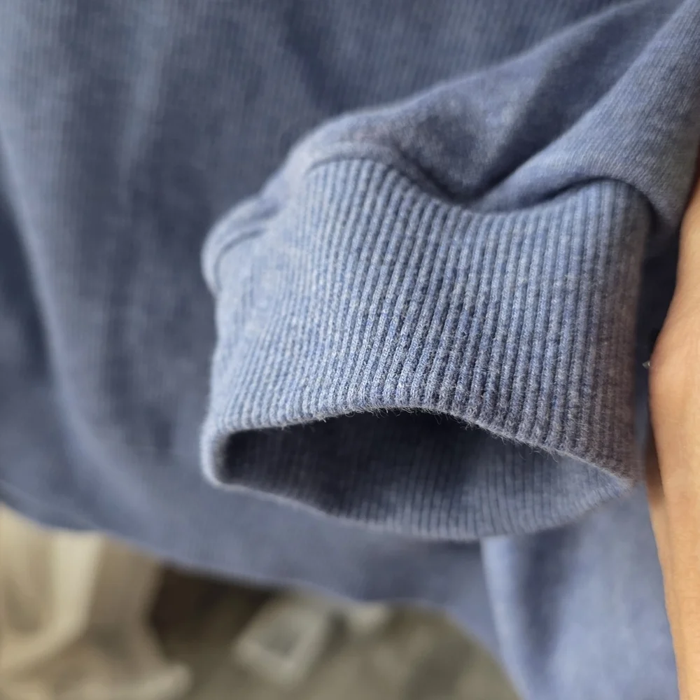 Nike Blue Cropped Hoodie